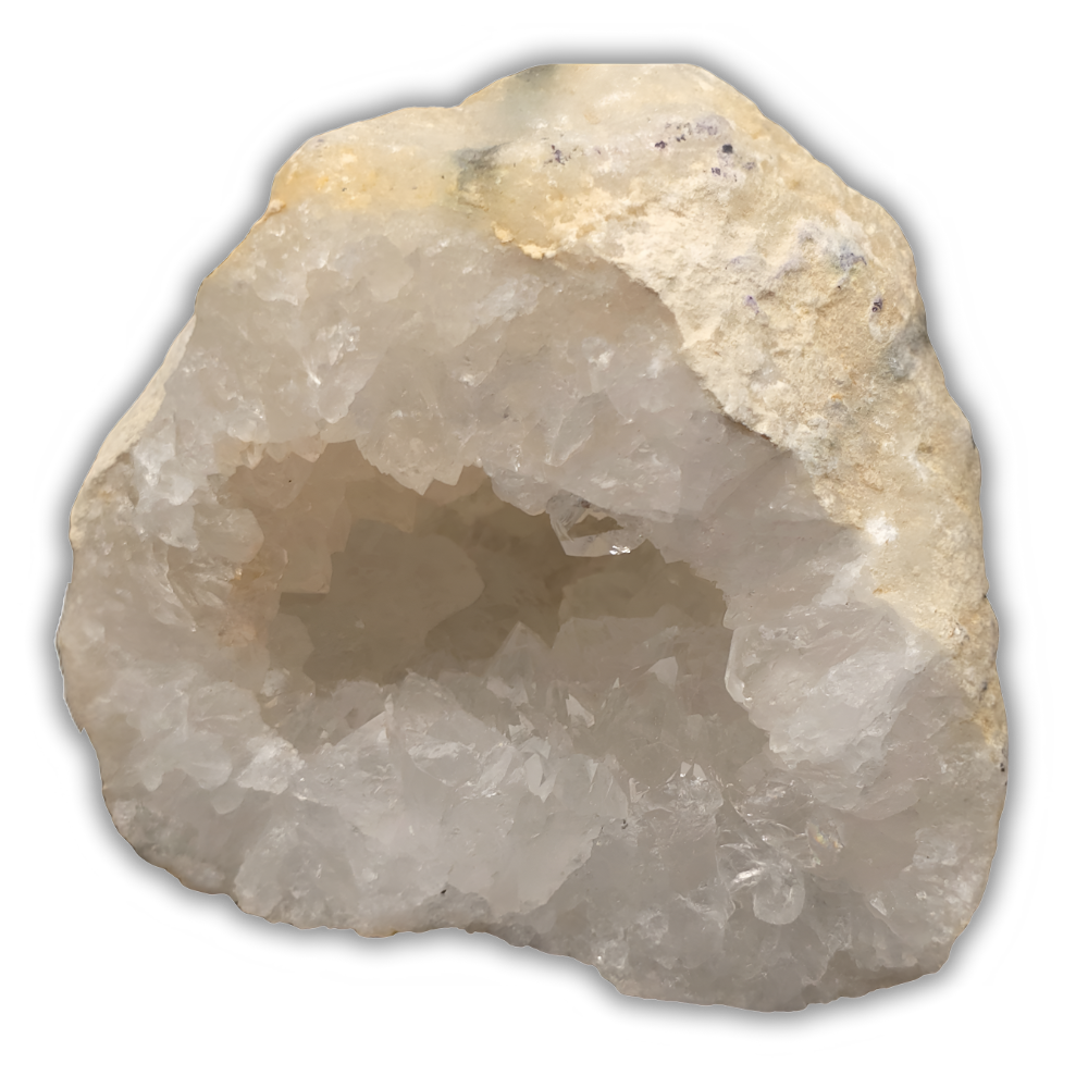 Géode cristal de roche