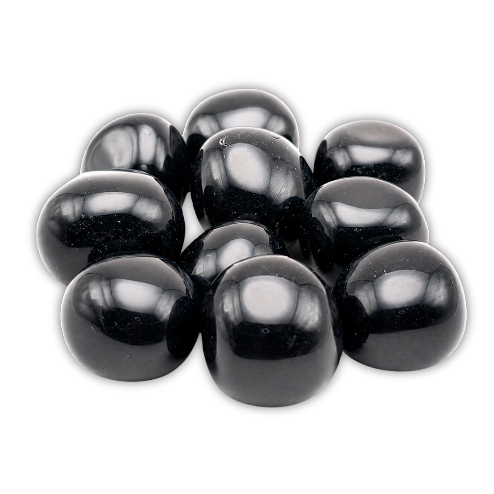 Obsidienne noire roulée