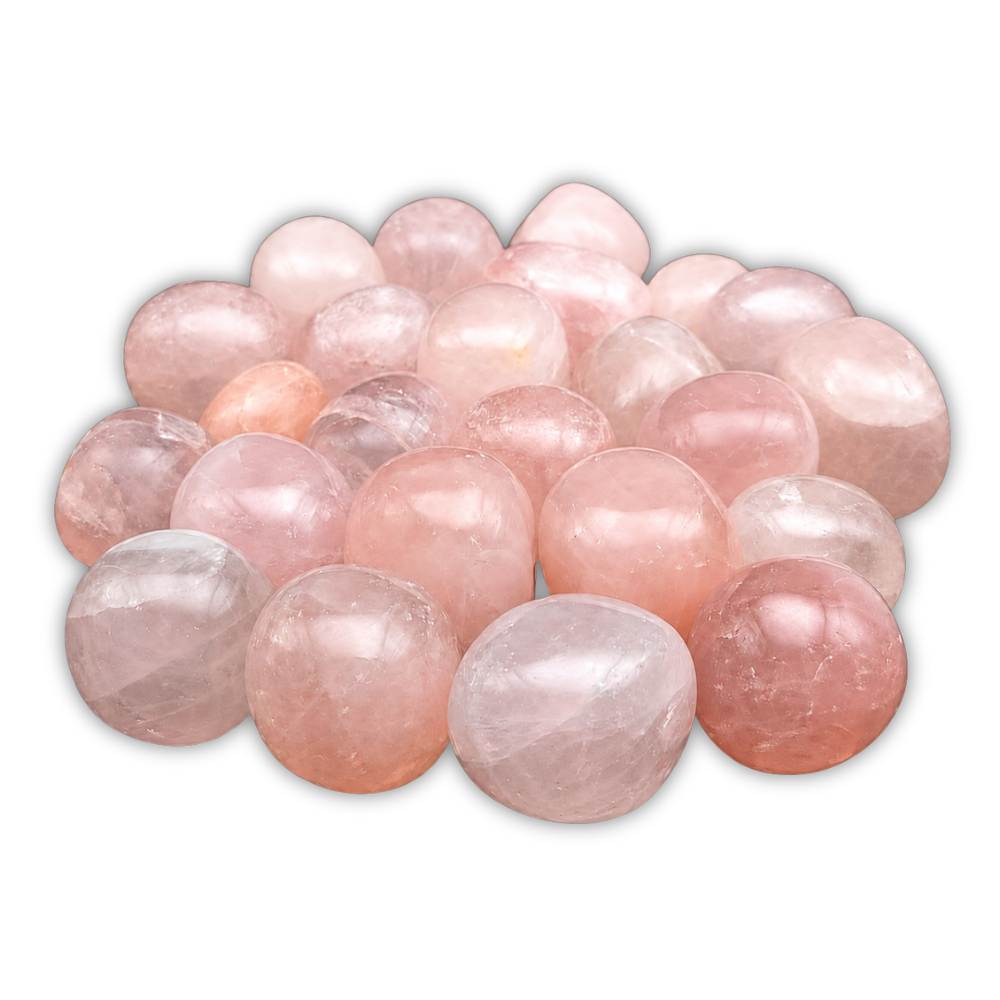 Quartz rose roulée